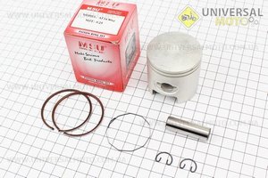 Поршневий комплект (поршень, кільця, палець) Honda DIO ZX80 48мм +0,25 (палець 12мм) Тайвань. MSU (Запчастини до японського скутера / UM3365-V69)