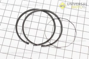 Кільця поршневі Honda LEAD100 51мм +0,75 (замки верхні). Китай (Запчастини до японського скутера / UM3367-V30)