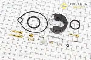 Ремонтний комплект карбюратора Honda AF34 / 35, 15 деталей + поплавок. S (Запчастини до японського скутера / UM3368-V64)