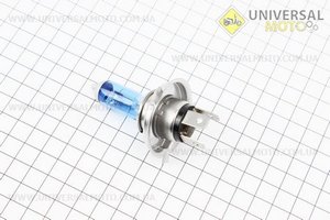 Лампа фари галоген H4 12V 35 / 35W синя SUPER. Китай (Освітлення / UM3370-V27)