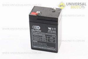 Аккумулятор OT4,5-6 - 6V4,5Ah (L70*W48*H100,mm) для ИБП, игрушек и др., 2017