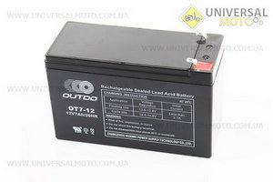Аккумулятор OT7-12 - 12V7Ah (L150*W62*H94,mm) для ИБП, игрушек и др., 2018