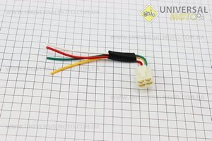 Роз'єм 4 контакту "мама" + 4 дроти (для реле-регуляторів). Китай (Різне / UM3372-V30)