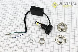 Лампа фари діодний LED-4 SUPER універсальна (комплект різних кріплень), з стабілізатором. Китай (Різне / UM3373-V88)