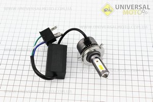 Лампа фари діодний H4 - LED-2 c інтеркулером (світло біле), SUPER LIGHT. CYT (Різне / UM3374-V51)