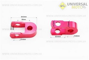 Подовжувач заднього амортизатора 30мм комплект 2шт + болти + гайки, червоний. Китай (Різне / UM3374-V99)