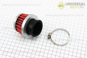 Фільтр повітряний нульовий 38мм прямий "конус", низький. Китай (Повітряний фільтр / UM3375-V50)