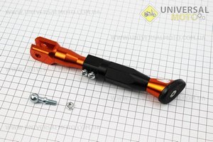 Підніжка бокова 190-240мм, регульована, ПОМАРАНЧЕВИЙ, тип 1. Китай (Підножка / UM3375-V62)