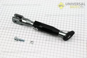 Підніжка бокова 190-240мм, регульована, графіт, тип 1. Китай (Підножка / UM3375-V64)