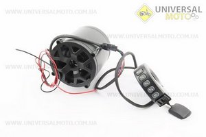 АУДІО колонка двостороння (Bluetooth, МРЗ-USB / SD, FM-радіо, сигнал) + блок кнопок з кріпленням на кермо. Китай (Різне / UM3376-V17)