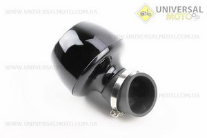 Фільтр повітряний нульовий 42мм 45град. "ТУРБИНА" чорний. Китай (Різне / UM3377-V33)