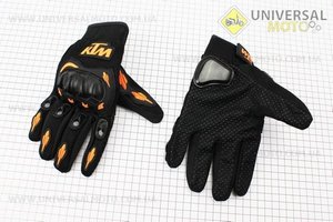 Рукавички мотоциклетні XL-чорно / помаранчеві. KTM (Мотоекіпировка / UM3377-V50)