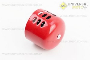 Фільтр повітряний нульовий 35мм + перехідник 28мм, прямий "конус" з ковпачком ЧЕРВОНИЙ. Китай (Різне / UM3378-V44)