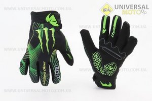 Рукавички мотоциклетні L-Зелені, тип 4. THOR (Мотоекіпировка / UM3378-V95)