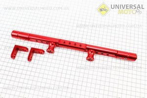 Перемичка керма регульована по довжині з отворами під мото аксесуари 345 - 360 мм, ЧЕРВОНИЙ тип 1. Китай (Різне / UM3379-V47)