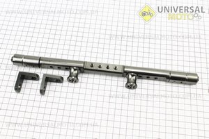 Перемичка керма регульована по довжині з отворами під мото аксесуари 345- 360 мм, СІРИЙ тип 1. Китай (Різне / UM3379-V48)