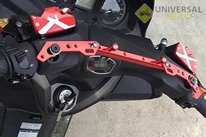 Перемичка керма регульована по довжині з отворами під мото аксесуари 315- 380 мм, ЧОРНИЙ тип 2. Китай (Різне / UM3379-V49)