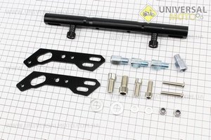 Перемичка керма регульована по довжині з отворами під мото аксесуари 315- 380 мм, ЧОРНИЙ тип 2. Китай (Різне / UM3379-V49)