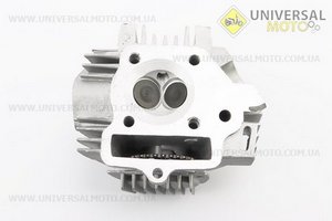 Головка циліндра з клапанами+розподільний вал+кришки в зборі 110см.куб. (52,4мм). TMMP (Запчастини для мопеда Дельта / UM3380-V50)