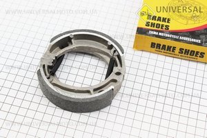 Гальмівні колодки задні комплект, 105мм (пружини під кутом). TMMP (Запчастини для мопеда Дельта / UM3381-V65)