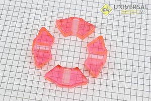 Демпферна гумка заднього колеса (комплект 4шт) "СІЛІКОН ЧЕРВОНІ". TMMP (Запчастини для мопеда Дельта / UM3384-V60)