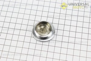 Гайка (заглушка) лівої кришки двигуна велика. Китай (Запчастини для мопеда Дельта / UM3384-V86)