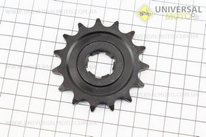 Зірка передня 428-15T. Китай (Запчастини для мотоцикла Мінськ / UM3400-V23)
