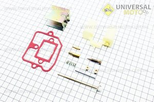 Ремонтный комплект карбюратора К65С, 11 деталей + поплавок. Китай (Мотоцикл Минск / UM3400-V81)