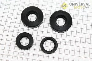 Сальники комплект 4шт (20x47x10-2шт, 19,5x35x10, 25x35x7). Китай (Запчастини для мотоцикла Мінськ / UM3402-V36)