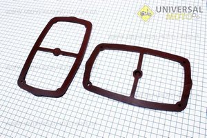 Прокладка кришки клапанів МТ, комплект 2шт (червона). Украина (Запчастини до МТ, УРАЛ, К-750 / UM3410-V92)