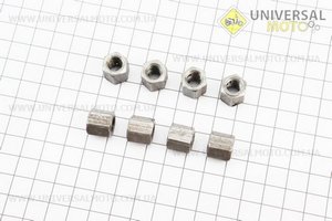 Гайка М8 шпильки циліндрів комплект 8шт. Китай (Запчастини до МТ, УРАЛ, К-750 / UM3412-V75)