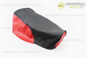 Чохол сидіння МТ (еластичний, міцний матеріал) чорний / червоний. Украина (Запчастини до МТ, УРАЛ, К-750 / UM3413-V24)