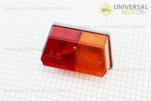 Ліхтар коляски задній, червоно-жовтий. Украина (Запчастини до МТ, УРАЛ, К-750 / UM3414-V27)