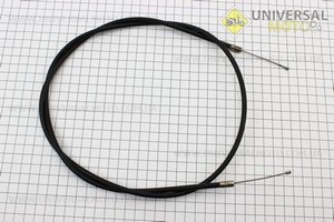 Трос газу МТ (трос 127см; кожух 114см) (нетоварний вигляд, буває наліт іржі). Китай (Запчастини до МТ, УРАЛ, К-750 / UM3414-V31)