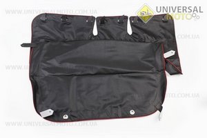 Чохол коляски МТ з червоним кантом. Китай (Запчастини до МТ, УРАЛ, К-750 / UM3414-V58)