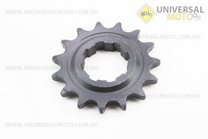 Зірка передня 520-15T. Китай (Запчастини  на мотоцикл ІЖ / UM3420-V19)