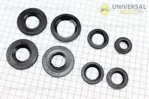 Сальники комплект 8шт (35x52x8,5, 25x52x6-2шт, 25x52x7/9,5, 22x36,5x6-2шт, 22х35х7, 16,5x30x7/10) Юпитер. TMMP (Запчастини  на мотоцикл ІЖ / UM3421-V85)