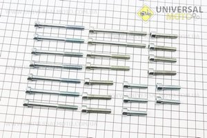 Болти двигуну комплект (М6х25мм-5шт, М6х30мм-7шт, М6х40мм-1шт, М6х50мм-2 штуки, М6х60мм-6шт, М6х70мм-2 штуки) Юпітер. Китай (Запчастинина мотоцикл ІЖ / UM3423-V88)