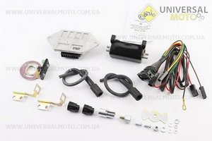 БСЗ / мікропроцесорна система запалювання 1147.3734, з новою котушкою 1135.3705М 6-12V Юпітер, з силіконовими бронепровода і надсвечнікамі. СОВЕК (Запчастини  на мотоцикл ІЖ / UM3424-V24)