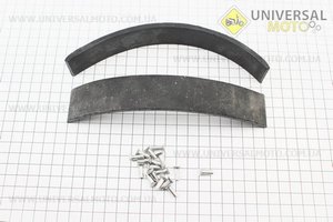 Гальмівні накладки комплект 2 штуки з заклепками. Китай (Запчастинина мотоцикл ІЖ / UM3424-V46)