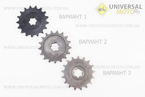 Зірка передня 428-17T. Китай (Запчастини на мотоцикл Муравей / UM3440-V39)