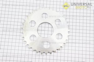 Зірка задня 420-33Т Карпати Тип №1. Китай (Запчастини на мопед Карпаты, Верховина / UM3460-V78)