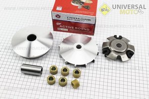 Варіатор передній комплект Honda WH125 / 150 + втулка, крильчатка. HAORUN (Запчастини до японського скутера / UM3470-V81)