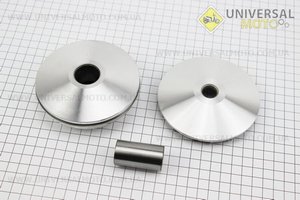 Варіатор передній комплект Honda LEAD90 + втулка, крильчатка, тип 2. Китай (Запчастини до японського скутера / UM3472-V50)