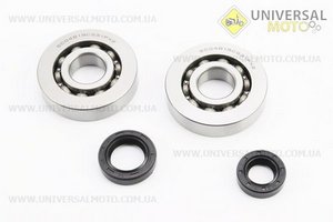 Підшипник коленвала DIO AF34 / 35 SCO4B19CS31PX2 (20 * 56 * 12) 2шт + сальники 20 * 31 * 7; 15* 25,5 * 7. TMMP (Запчастини до японського скутера / UM3472-V53)