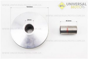 Варіатор передній комплект Honda LEAD90 з втулкою. Китай (Запчастини на скутер Honda LEAD / UM3473-V16)