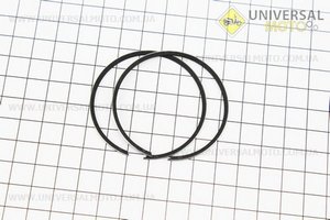 Кільця поршневі Honda LEAD100 51мм +0,25 (замки внутрішні). Китай (Запчастини до японського скутера / UM3474-V29)