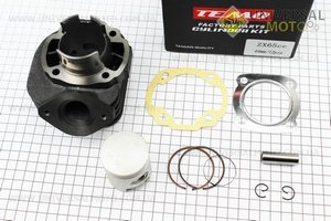 Циліндр, поршень, палець, кільця (Комплект ЦПГ) Honda DIO ZX / AF34 65cc-44мм (палець 12мм) (AF35 DIO ZX; AF48 LEAD). TEMO (Запчастини на скутер Honda AF34 / UM3478-V55)