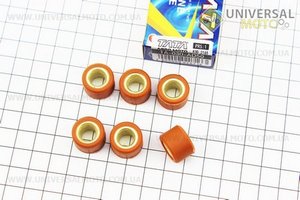 Ролики варіатора 6 штук, Suzuki 17 * 12 - 9,5г. TATA (Запчастини на скутер Suzuki / UM3479-V72)