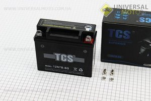 Акумулятор 7Аh MOTO 12N7B-BS гелевий (L145*W60*H130мм), 2021. TCS (Акумулятор / UM3481-V29)